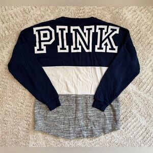 Pink by Victoria’s Secret spellout long sleeve size XS in EUC